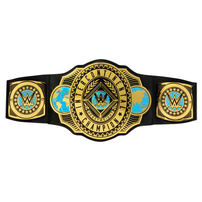 WWE Championship Intercontinental Champion Title, Kid-Sized Role-Play & Costume Belt Accessory - Image 1 of 4