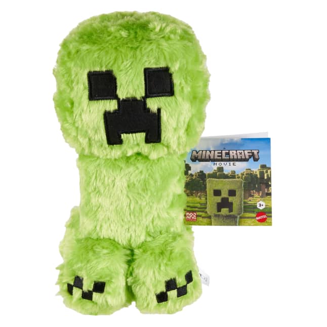 Minecraft Creeper Plush Toy, 8-Inch Collectible Soft Doll Inspired By A Minecraft Movie - Imagen 1 de 6