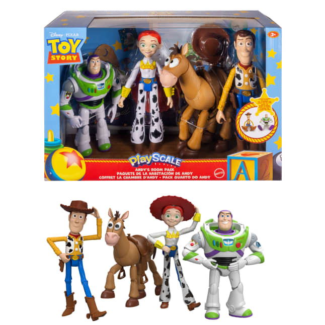 Disney and Pixar Toy Story Woody Jessie Bullseye & Buzz Figures