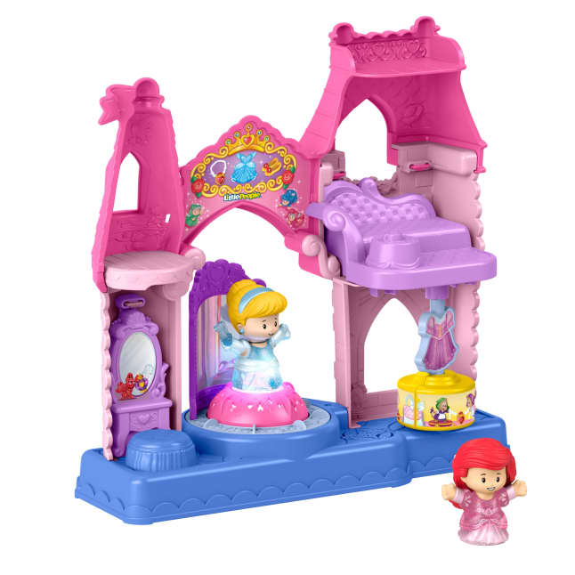 Fisher-Price Boutique de Robes Shimmer & Glow Princesses Disney Little People - Imagen 1 de 6