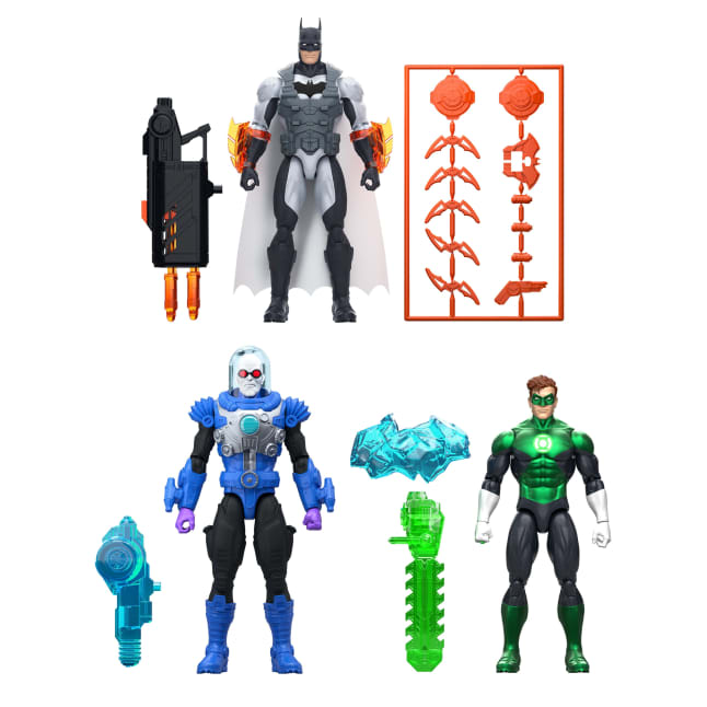 DC Premier Batman & Green Lantern Hal Jordan Versus Mr Freeze 3 Action Figure Pack, Color Change - Imagen 1 de 5