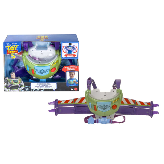Disney And Pixar Toy Story 5 Hi-Tech Space Ranger Jetpack, Kids Role Play Gear With Lights & Sounds - Imagem 1 de 6