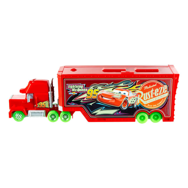 Disney And Pixar Cars Glow Racers Transforming Mack Playset, 2-in-1 Glow-in-The-Dark Toy Truck & Tune-Up Station - Image 1 of 5