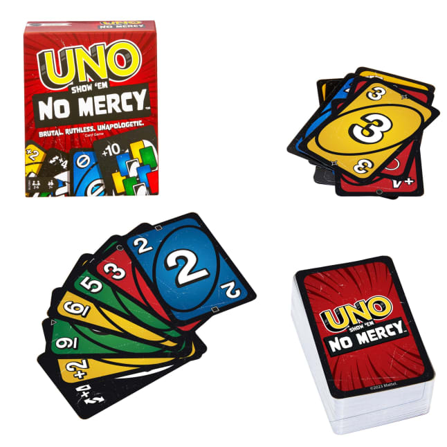 UNO Flip, UNO Show ‘Em No Mercy, UNO Show ‘Em No Mercy Expansion Pack - Imagen 1 de 6
