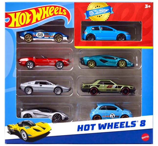 Hot Wheels 8台詰め合わせパック Hot Wheels Set of 8 Basic Toy Cars & Trucks in 1:64 Scale