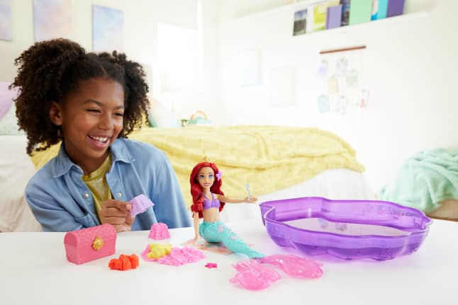 Disney Princess Ariel Doll & Pool Set With Moldable Sand, Inspired By Disney The Little Mermaid - Image 1 of 4