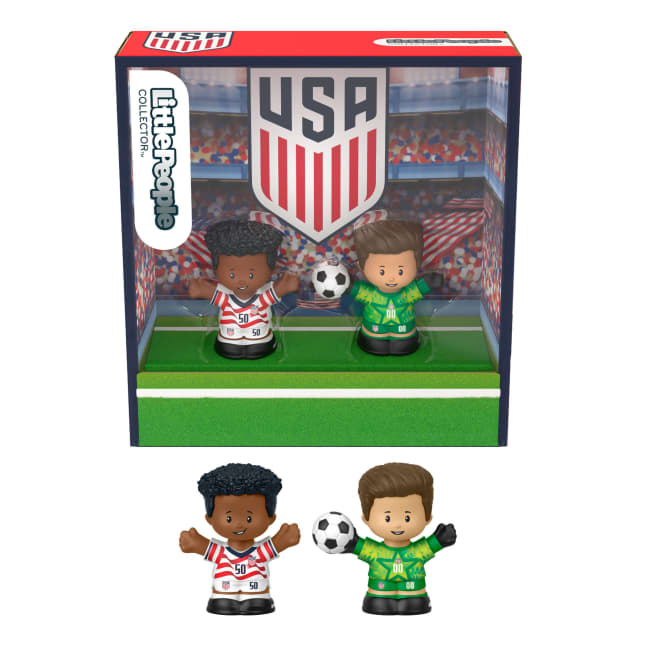Little People Collector U.S. Soccer Special Edition Set For Sports Fans, 2 Figures - Image 1 of 6