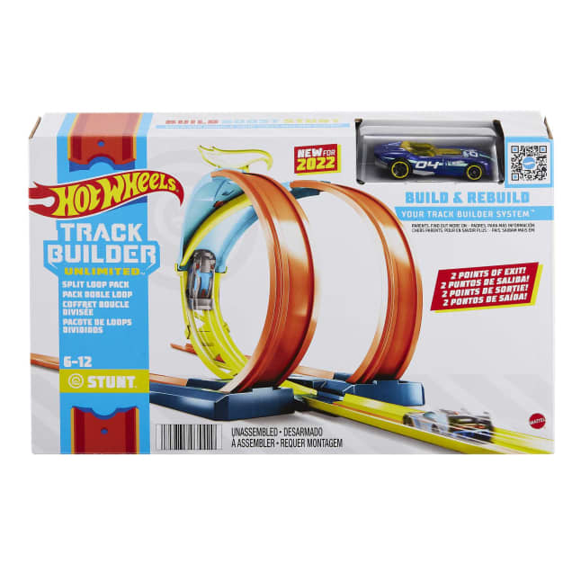 Hot Wheels Track Builder Unlimited Split Loop Pack - Imagem 1 de 6