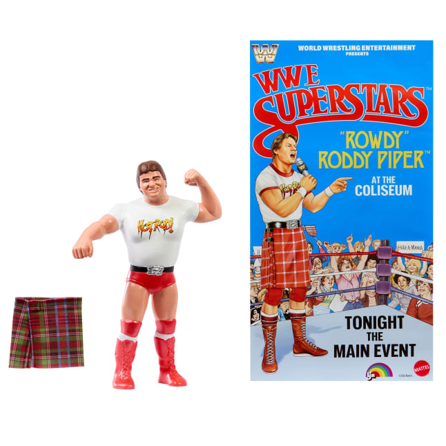 Wwe Superstars Ljn Figurine Articulée Rowdy Roddy Piper - Imagen 1 de 