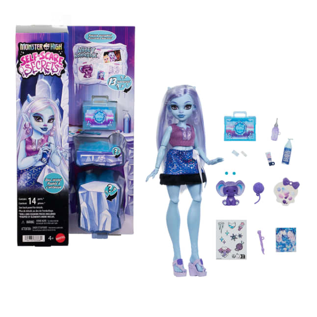 Monster High Self-Scare Secrets Abbey Bominable Fashion Doll With 13 Realistic Accessories - Image 1 of 6