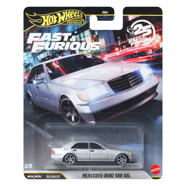 Hot Wheels Collector Vehículo de Colección Auto Rápidos y Furiosos Mercedes-Benz 500 SEL - Image 1 of 