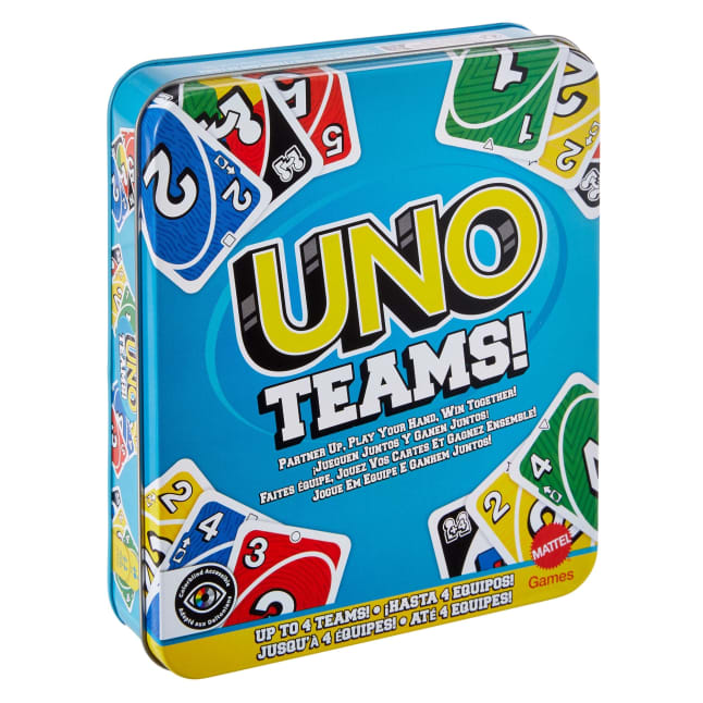 UNO Juego de Cartas Teams Empaque Metálico - Image 1 of 6