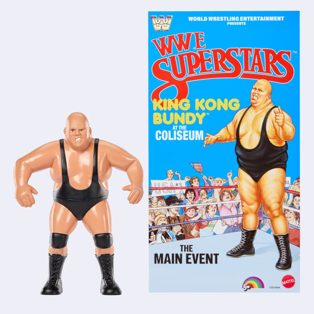 Ljn WWE Superstars King Kong Bundy Action Figure, 1980s Retro 8-Inch Collectible Toys - Imagen 1 de 6