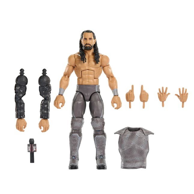WWE Elite Collection Premium Live EVent Seth Rollins Action Figure Set, Wrestlemania Collectible - Image 1 of 6