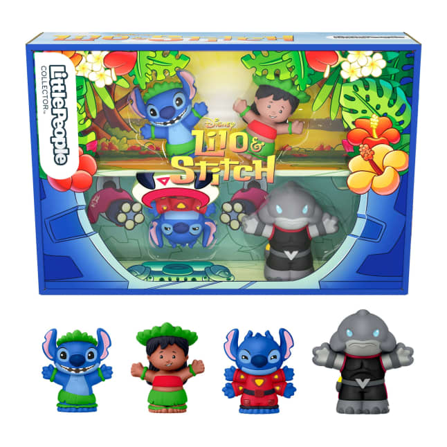 Little People Collector Disney Lilo & Stitch Special Edition Set For Adults & Fans, 4 Figures - Imagen 1 de 6