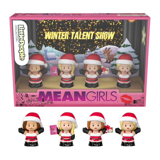 Little People Collector Mean Girls Movie Special Edition Holiday Set For Adults & Fans, 4 Figures - Image 1 of 5