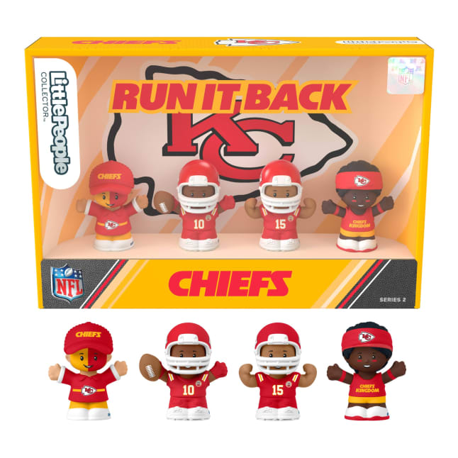 Little People Collector Kansas City Chiefs Officially Licensed NFL Special Edition Set, Series 2 - Imagen 1 de 6