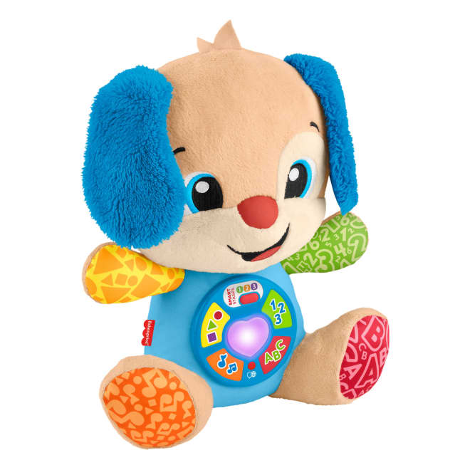Fisher-Price Laugh & Learn Smart Stages Puppy Plush Baby Musical Learning Toy, Multilanguage Version - Image 1 of 6