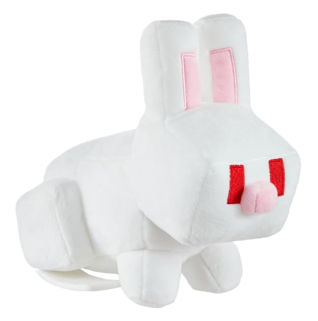 Minecraft Plush White Rabbit Toy, 8-Inch Collectible Soft Doll Inspired By Video Game Character - Image 1 of 6