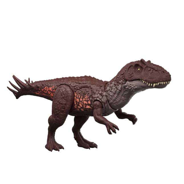 Jurassic World Wild Roar Metriacanthosaurus Dinosaur Action Figure Toy, Sounds & Attack & Lights - Image 1 of 6