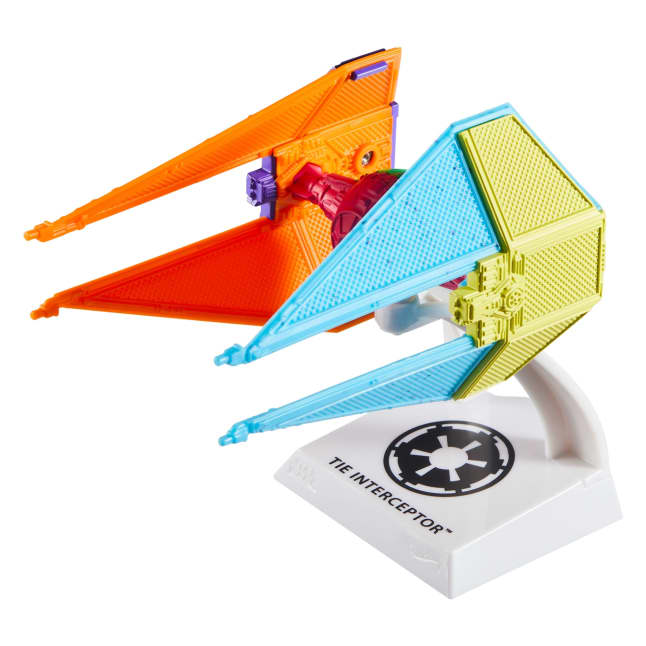 Hot Wheels Collector Veículo de Brinquedo Star Wars TIE Interceptor - Imagen 1 de 6