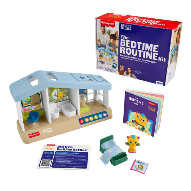 Fisher-Price Big Little Feelings Bedtime Routine Play Kit, Set Of Learning Toys & Tips For Toddlers & Kids - Image 1 of 6