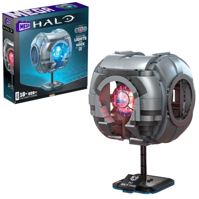 MEGA Halo 343 Guilty Spark Building Toy Kit (609 Pieces) For Collectors - Imagen 1 de 6