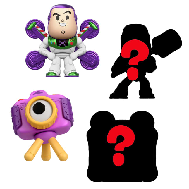 Disney And Pixar Toy Story 5 Small Stars Themed Multipacks, 4 Mini Movie Toys, Unpack Fun - Image 1 of 