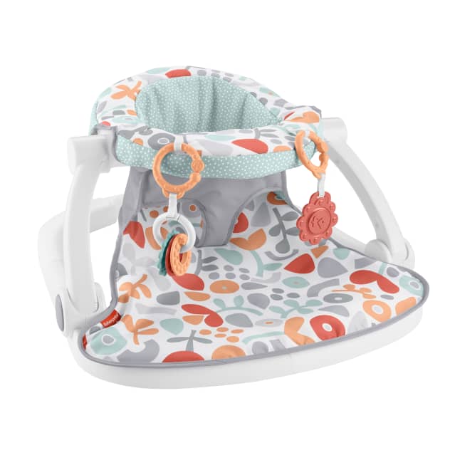 Fisher-Price Portable Baby Chair With Toys, Sit-Me-Up Floor Seat, Fresh Floral - Imagem 1 de 5