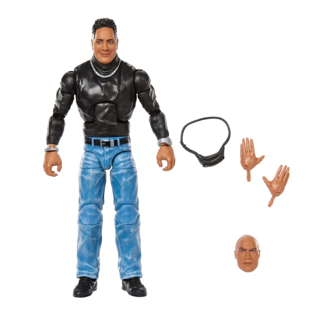 WWE Elite Collection The Rock Action Figure & Accessories, 6-inch Collectible Set - Image 1 of 6