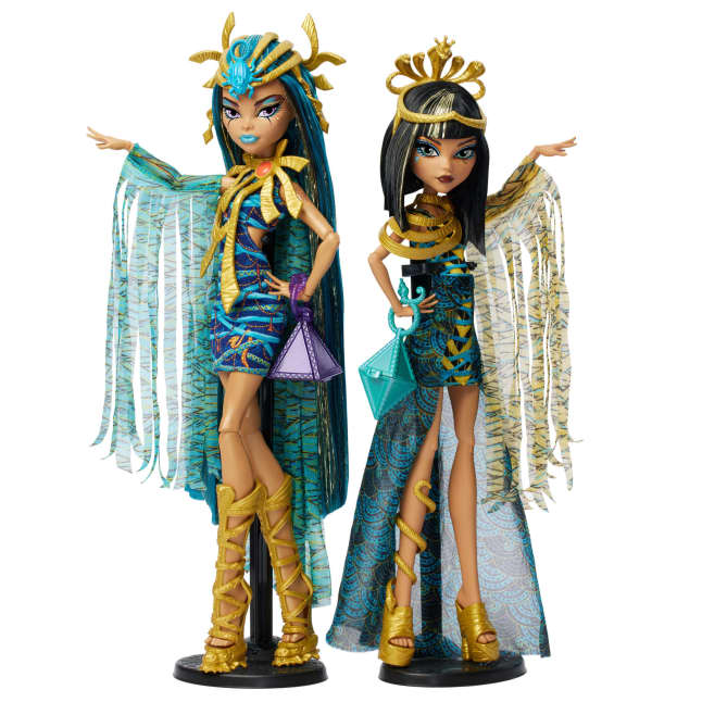 Monster High Mummy Majesties Cleo And Nefera De Nile Collectible Doll Two-Pack - Imagem 1 de 6