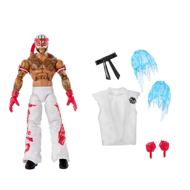 WWE X Street Fighter Rey Mysterio Action Figure & Accessories, 6-Inch Collectible Ryu Mashup Set - Imagen 1 de 6
