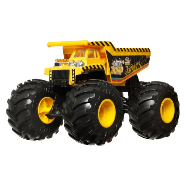 Hot Wheels Monster Trucks Veículo de Brinquedo Gotta Dump Escala 1:24 - Imagem 1 de 5