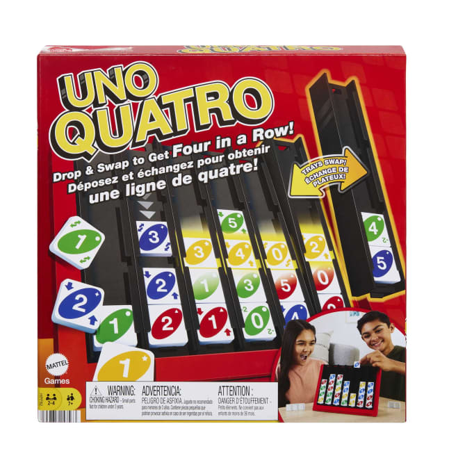 UNO Jogo de Tabuleiro Quatro - Imagen 1 de 6