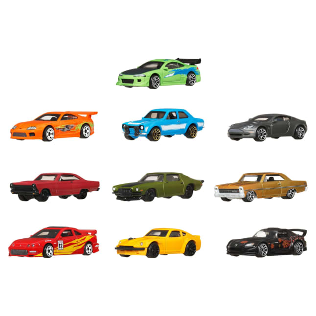 Hot Wheels Collector Vehículo de Colección Fast & Furious Paquete de 10 autos - Image 1 of 4
