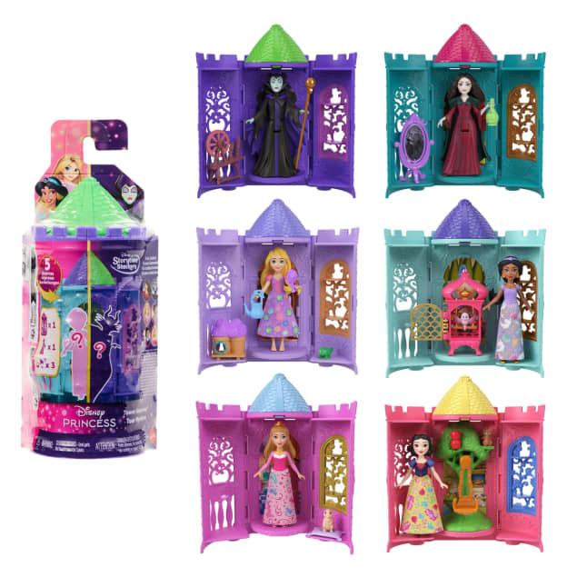 Disney Princess Or Villains Tower Surprise Small Doll & Stacking Playset Accy (Characters May Vary) - Imagem 1 de 6