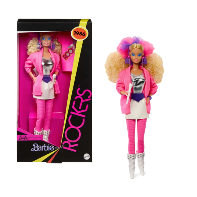 Barbie Signature Barbie And The Rockers Collectible Repro Barbie Doll, 40th Anniversary Of 1986 Line - Image 1 of 6