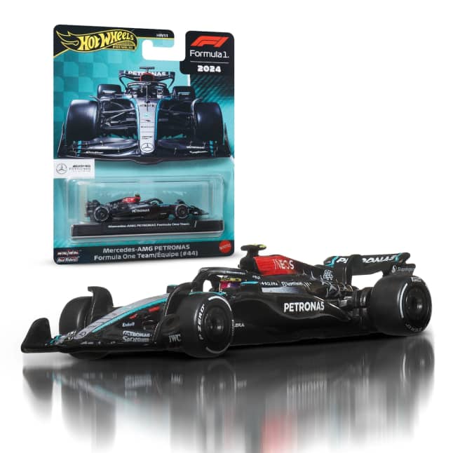 Hot Wheels Collector Vehículo de Juguete Hot Wheels Premium F1 Mercedes W15 #44 1:64 Coleccionistas - Image 1 of 6