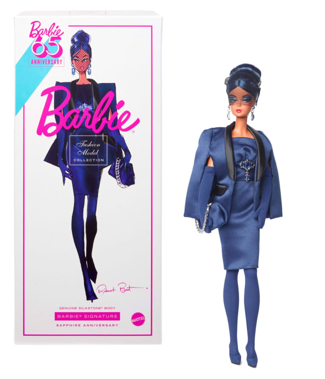 Sapphire Anniversary Barbie Fashion Model Collection Doll Sapphire Anniversary Barbie Fashion Model Collection Doll