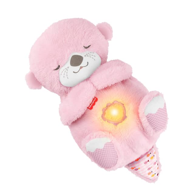 Fisher-Price Baby Juguete para Bebés Nutria Hora de Dormir Rosa - Imagen 1 de 6
