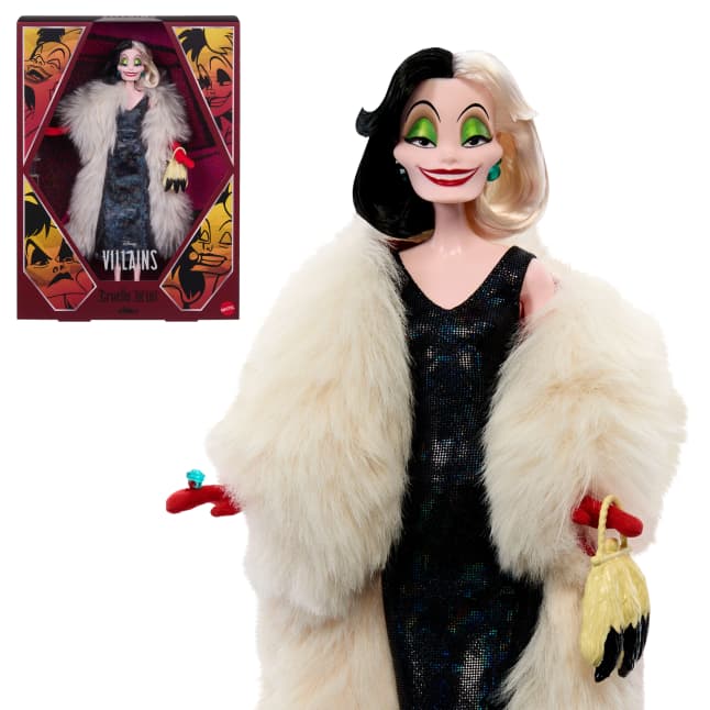 Disney Collector Cruella De Vil Collectible Villains Fashion Doll in Signature Look With 1 Accessory - Image 1 of 6