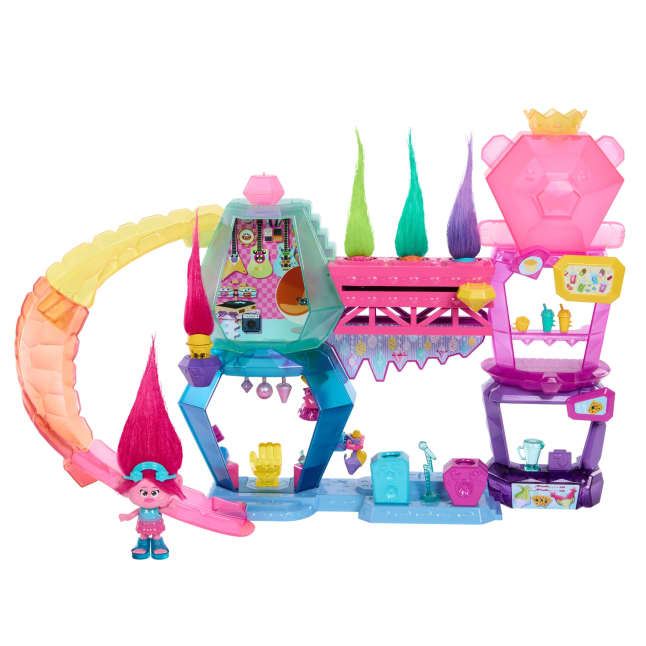 Dreamworks Trolls Band Together Mount Rageous Playset With Queen Poppy Small Doll & 25+ Accessories - Image 1 of 6