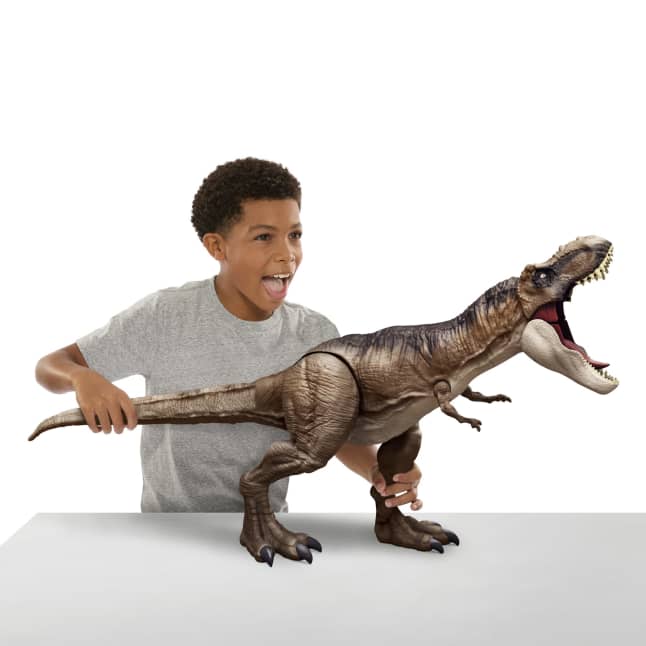 Jurassic World Super Colossal Tyrannosaurus Rex Dinosaur Figure For 4 Year Olds & Up - Image 1 of 6