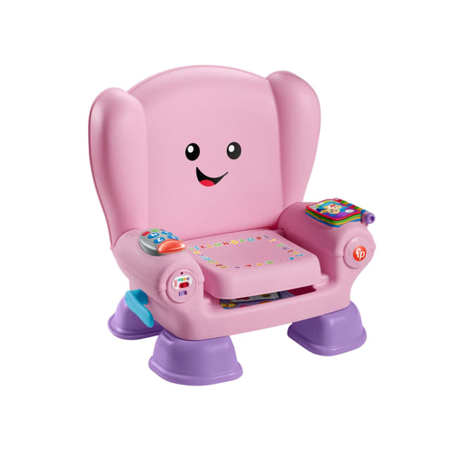 Fisher-Price Laugh & Learn Smart Stages Chair Electronic Learning Toy For Toddlers, Pink - Image 1 of 6