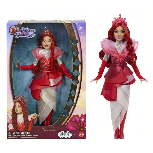 Disney Descendants: Wicked Wonderland Deluxe Doll & Accessory - Queen Of Hearts - Imagen 1 de 5