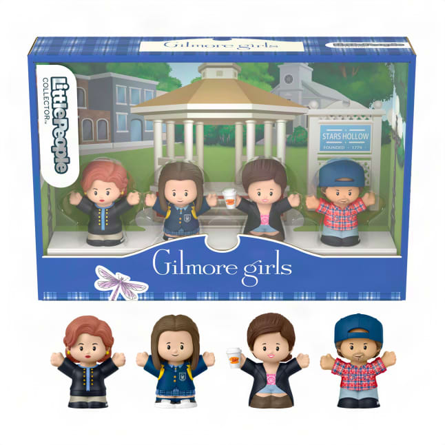 Little People Collector Gilmore Girls Tv Show Special Edition Set For Fans, 4 Figures - Image 1 of 