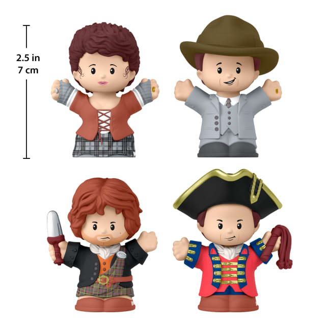 Little People Collector Outlander Special Edition Set For Adults & Fans, 4 Figures - Image 1 of 4