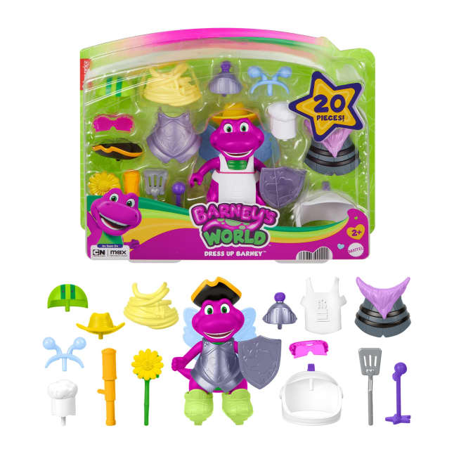 Fisher-Price  Barney'S World  Coffret  Barney Costumé, 20 Éléments - Image 1 of 3