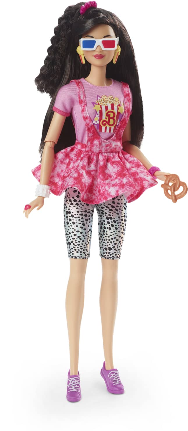 Barbie Doll, Black Hair, 80s-Inspired Movie Night, Barbie Rewind - Image 1 of 6