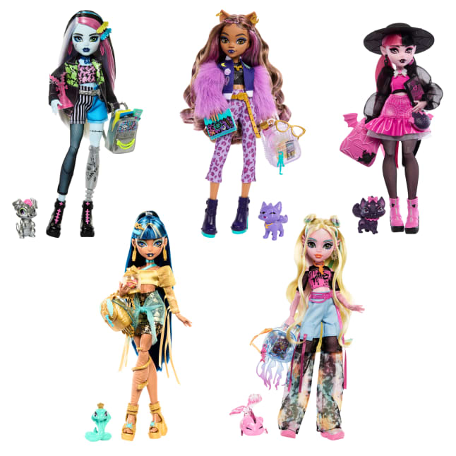 Monster High Muñeca Looks Monstruosos Sorpresa - Imagen 1 de 6